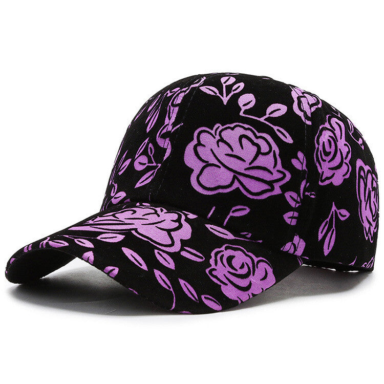 Gorras de Tela con diseños de flores