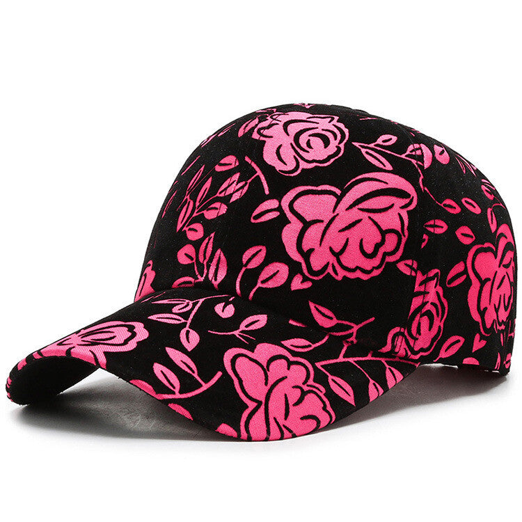 Gorras de Tela con diseños de flores